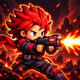 Ikon Crazy Gunner: Pixel Survivor